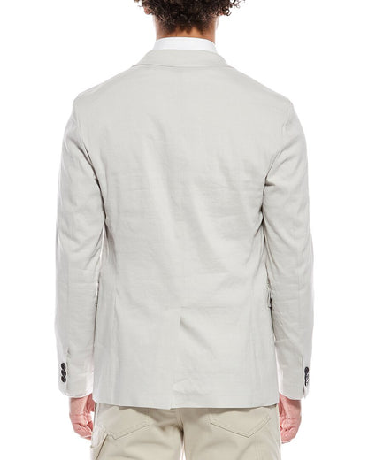 clinton linen-blend blazer