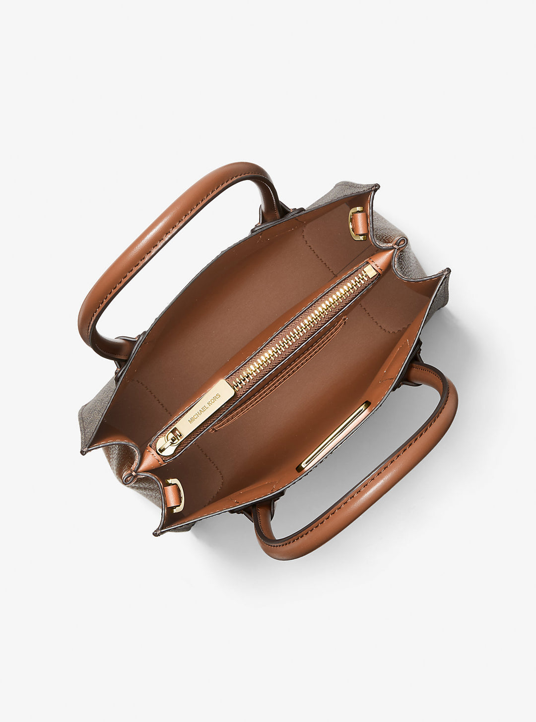 mercer medium logo and leather accordion crossbody bag