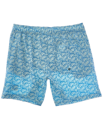 small field of daisies swim trunk