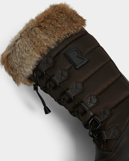 windy women's winter boot with faux fur