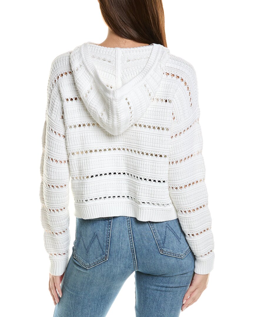 pointelle hoodie