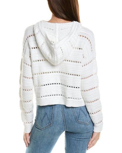 pointelle hoodie