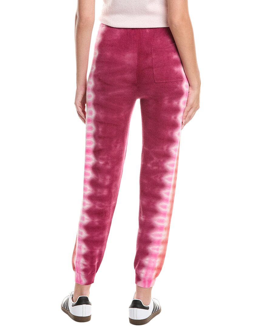 burn out tie dye silk-blend jogger
