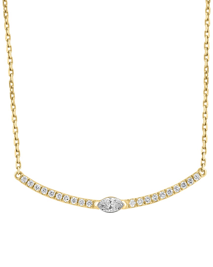 14k 0.29 ct. tw. diamond necklace
