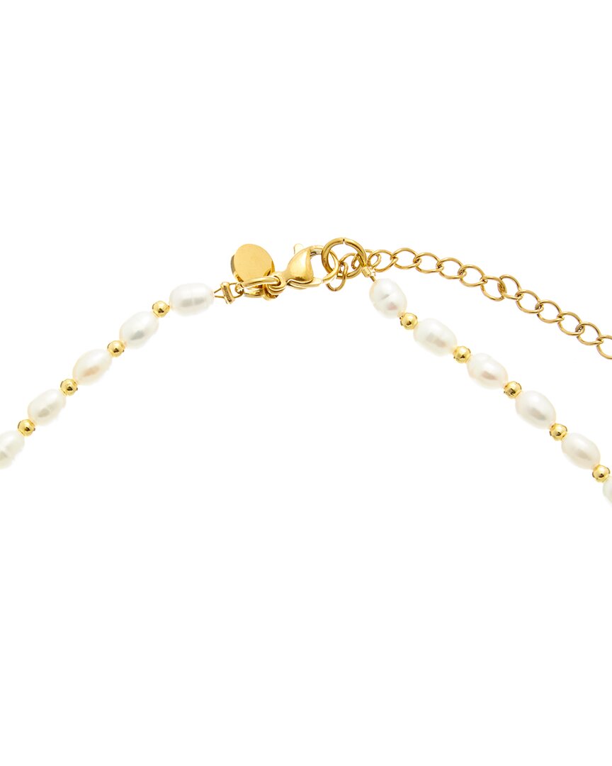 stainless steel beaded necklace