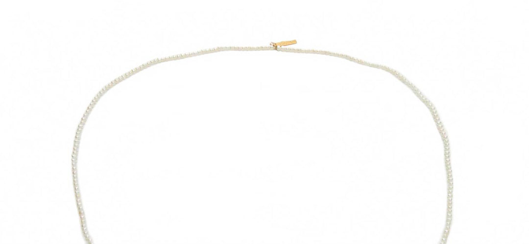 women's opera necklace in pearl