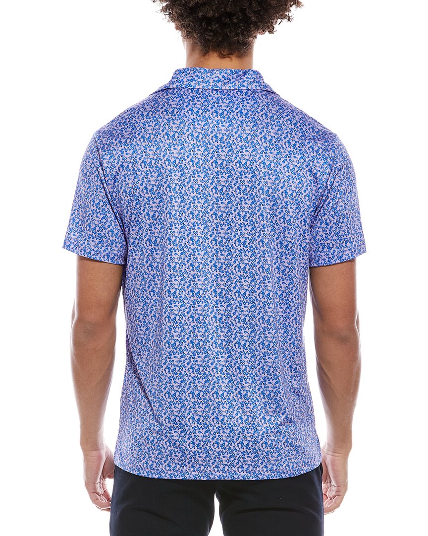 floral dreams printed performance polo shirt