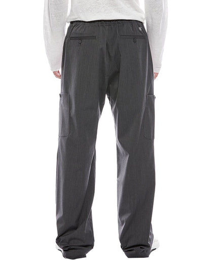 monogram wool-blend loose pant