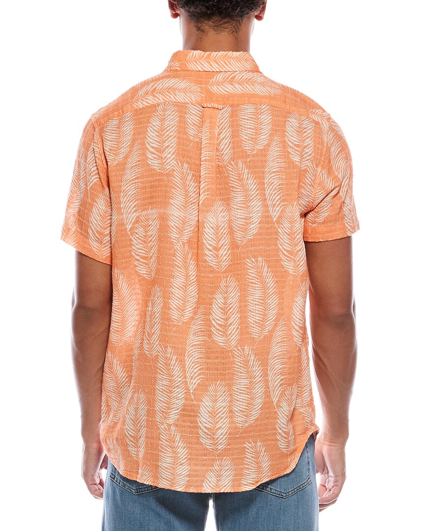 bamboo dobby printed shirt