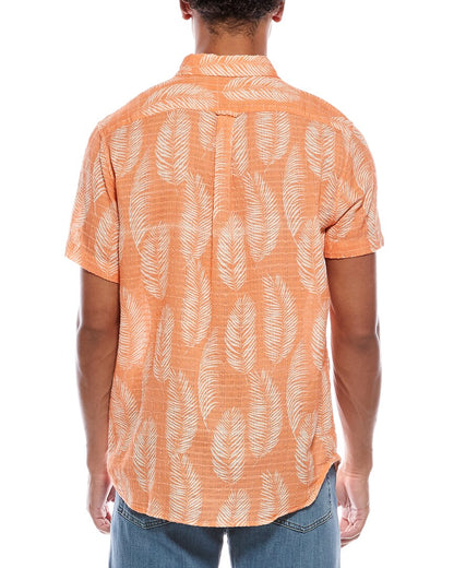 bamboo dobby printed shirt