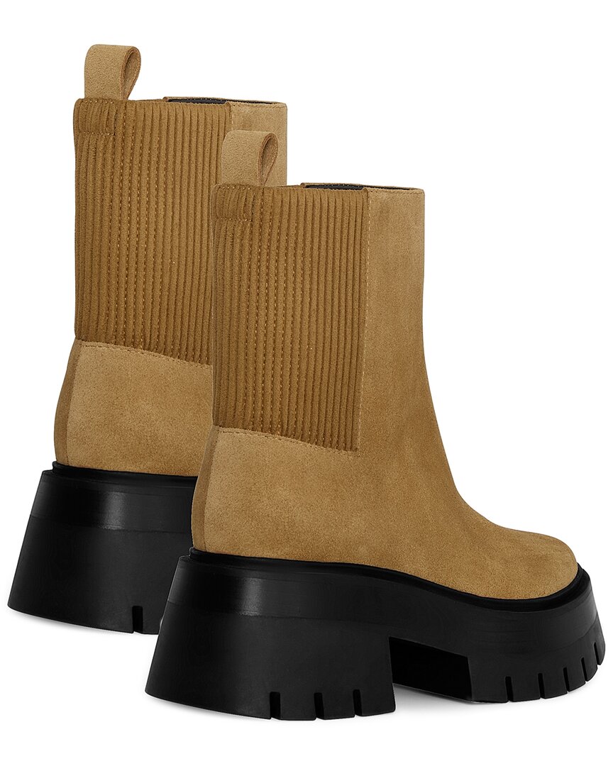 lugbty suede bootie