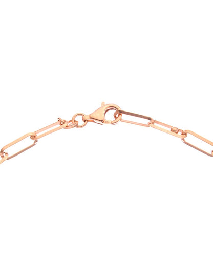 18k over silver 0.06 ct. tw. diamond necklace