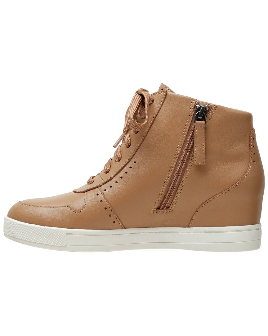 andres-l leather wedge sneaker