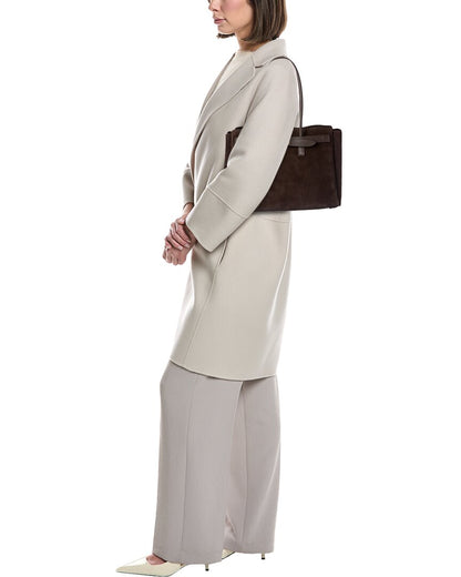 aurelia suede handbag