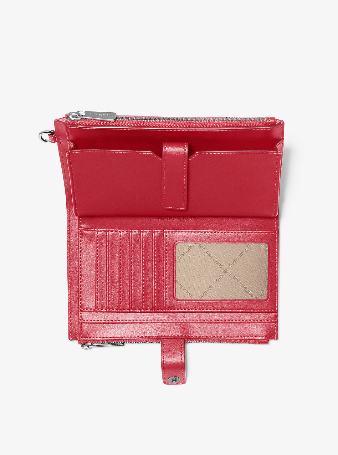 jet set large ombré signature logo wristlet