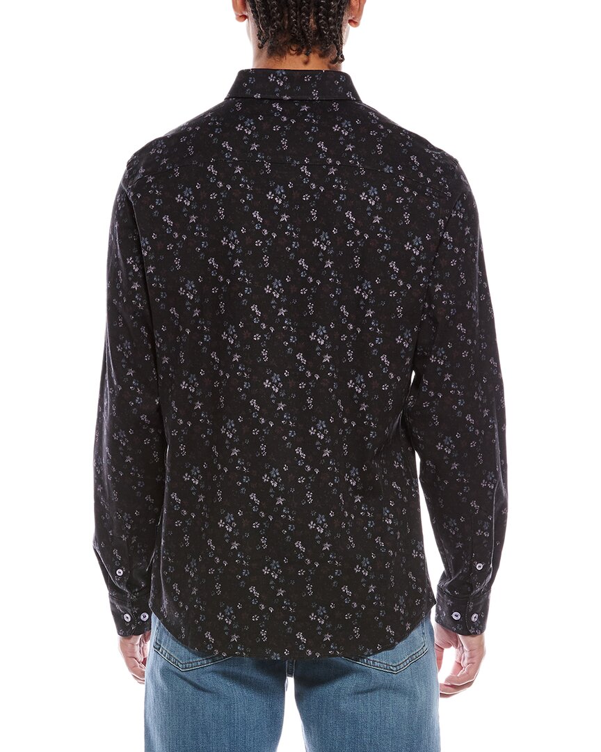 stretch print shirt