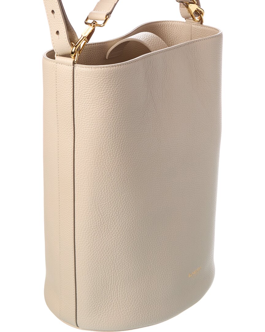 leather bucket bag
