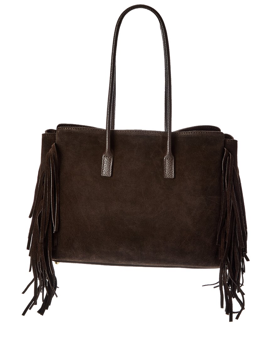 wellsey27 fringe suede tote