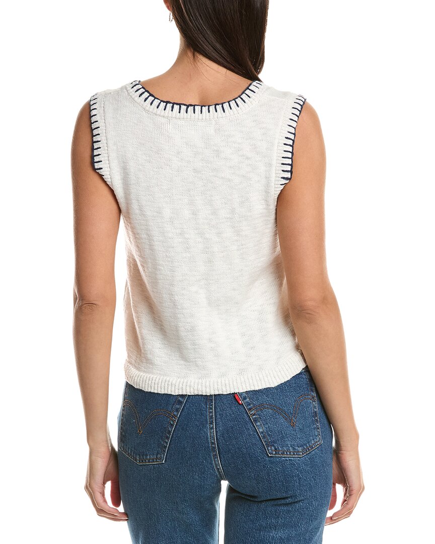 whipstitch knit vest