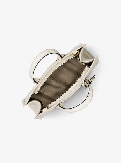 mirella small pebbled leather convertible crossbody bag