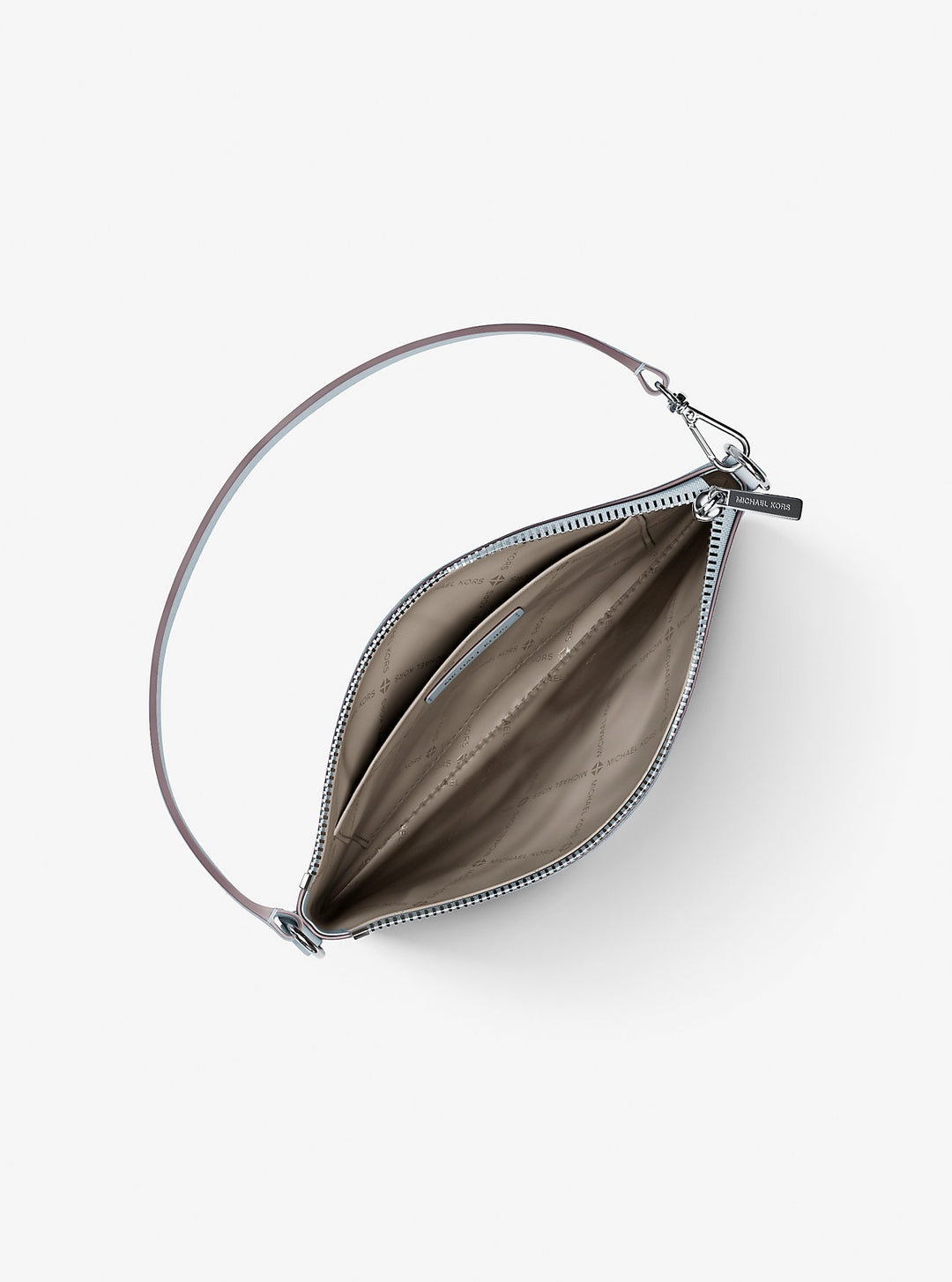 jet set small signature logo convertible wristlet
