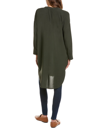 split neck tunic