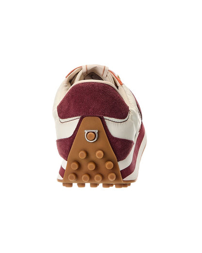ferragamo iulio suede sneaker