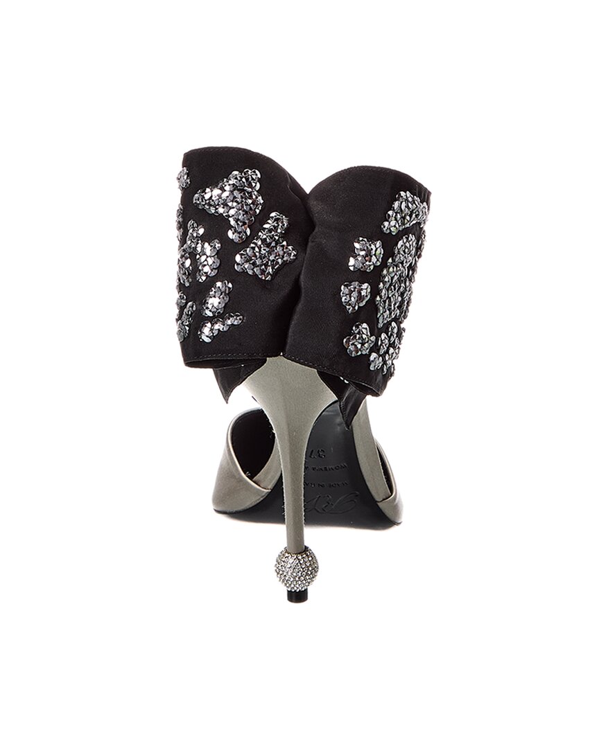 papillon satin pump
