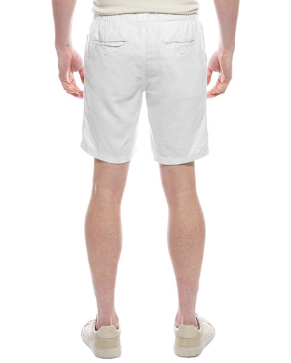 mr.swim linen-blend short