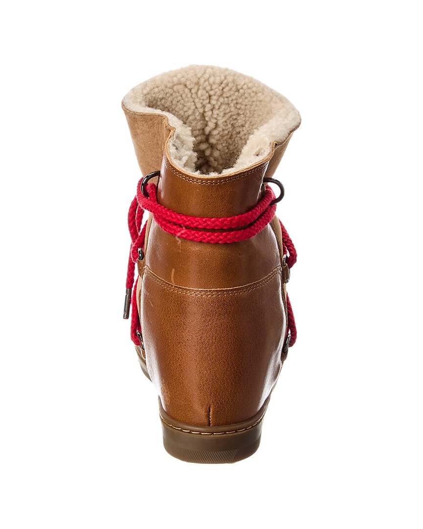 nowles suede & leather snow boot