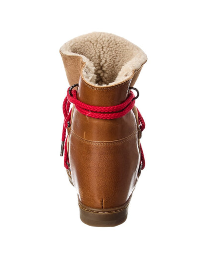 nowles suede & leather snow boot