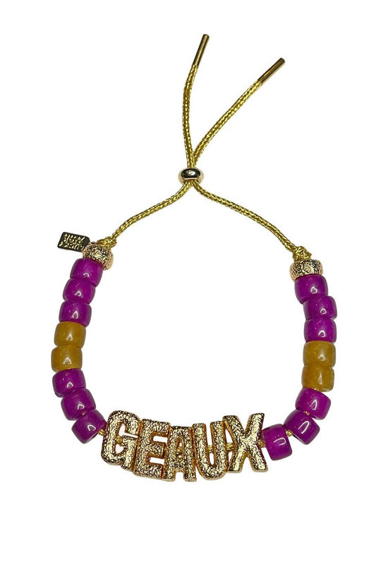 One Size - purple and gold