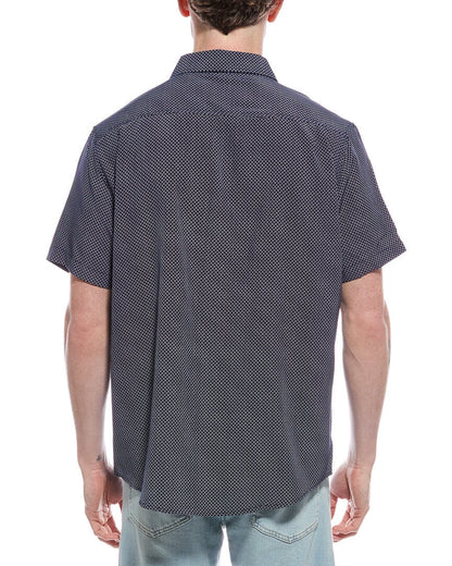 geo print shirt