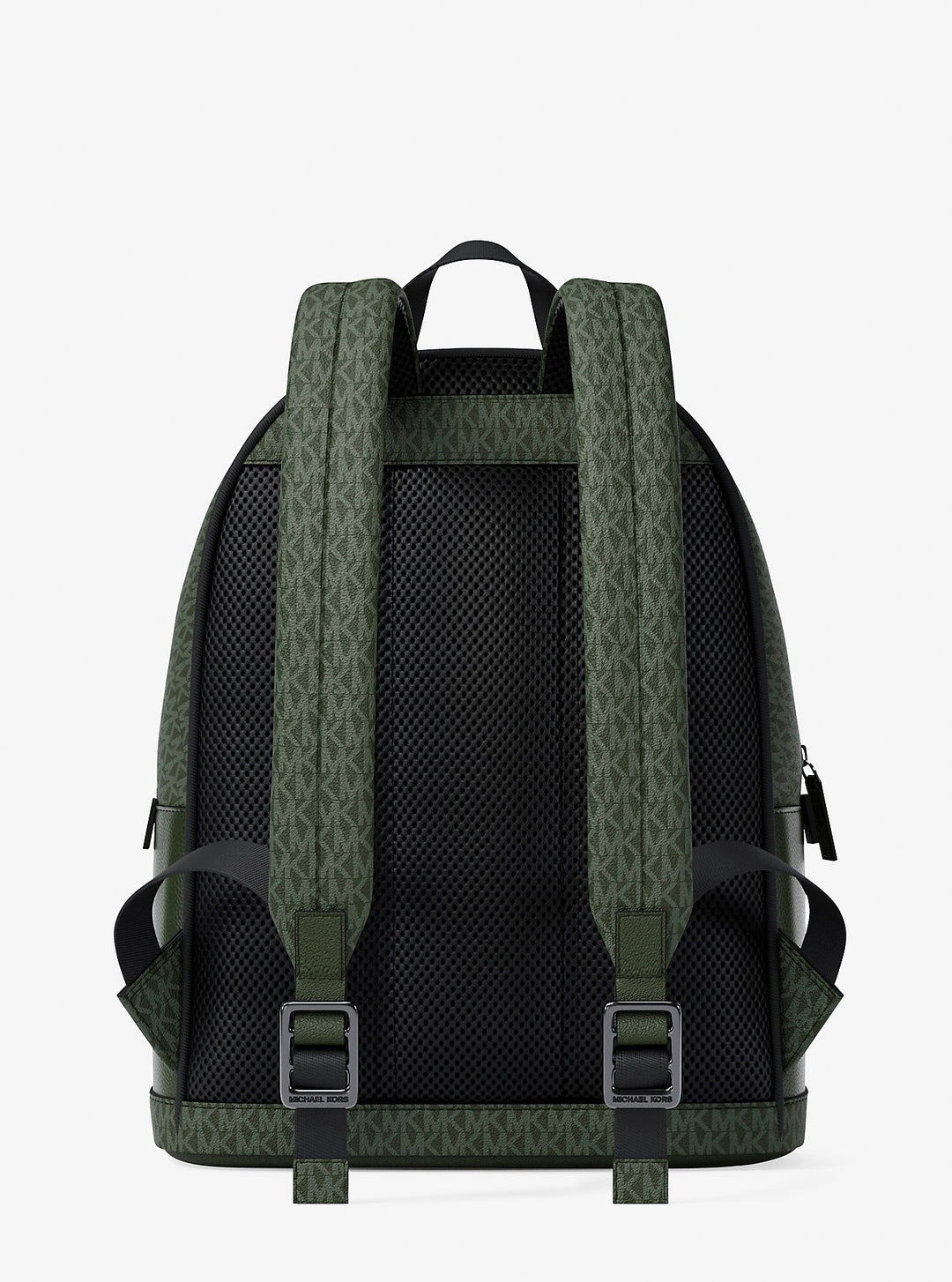 cooper medium pebbled leather and signature logo commuter backpack
