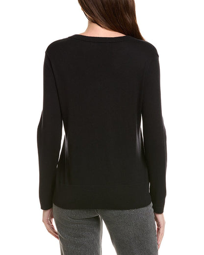 basic v-neck pullover