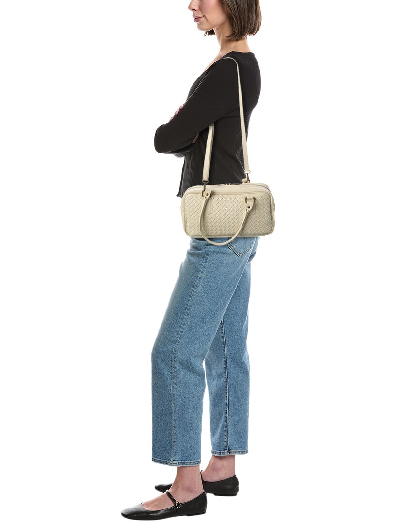 chloe hand woven large leather shoulder bag