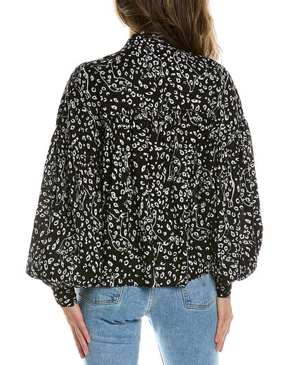 bow neck blouse