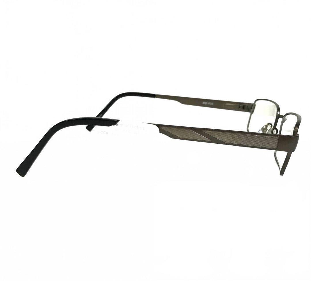 men's rm0008 rectangle eyeglasses in grey