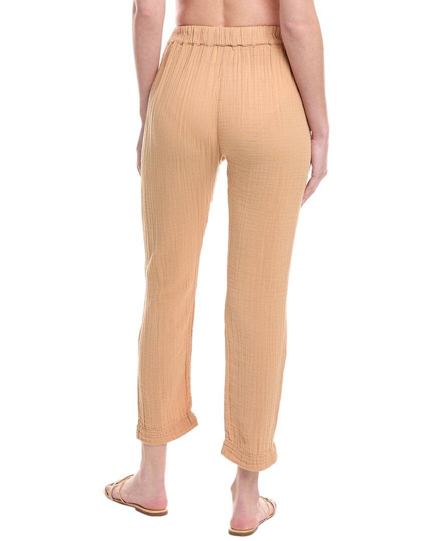 gauze high-rise tapered lounge pant