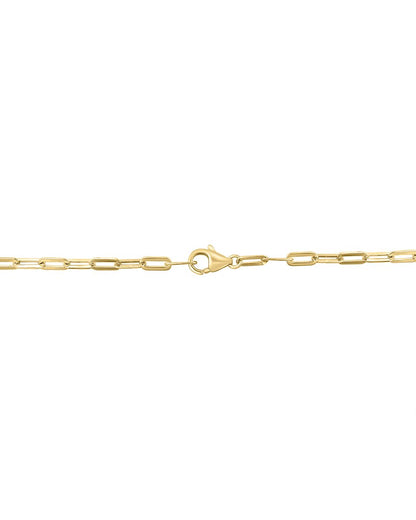 gold over silver 0.20 ct. tw. diamond necklace