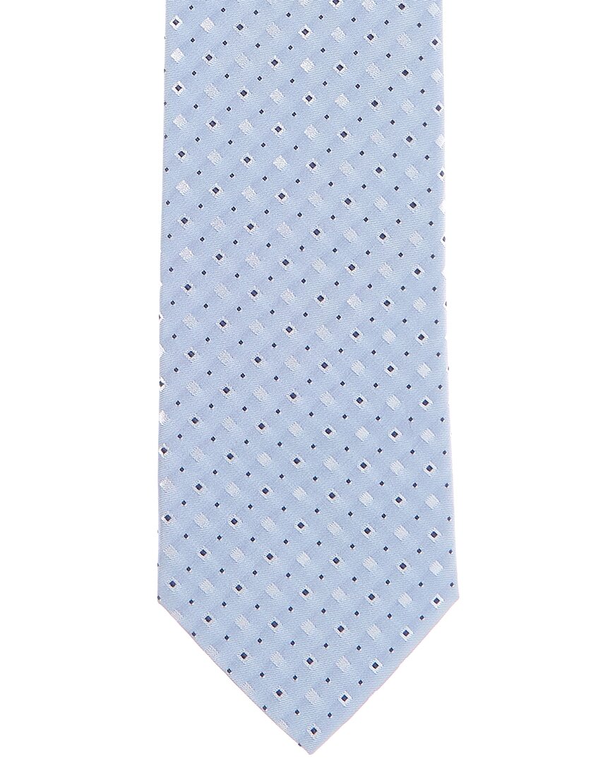 blue diamonds silk-blend tie
