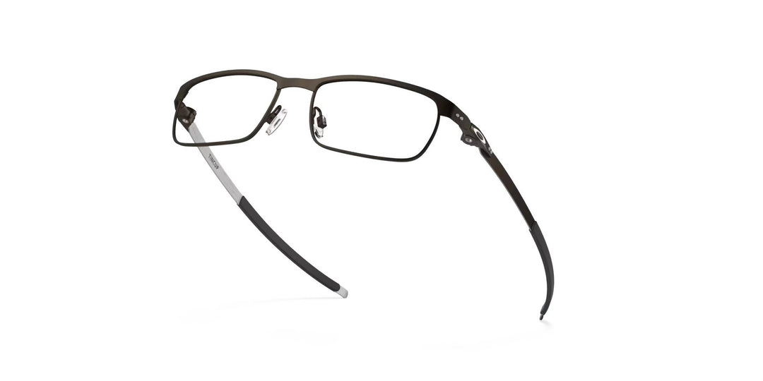men's ox3184 tincup metal eyeglasses frame in powder pewter