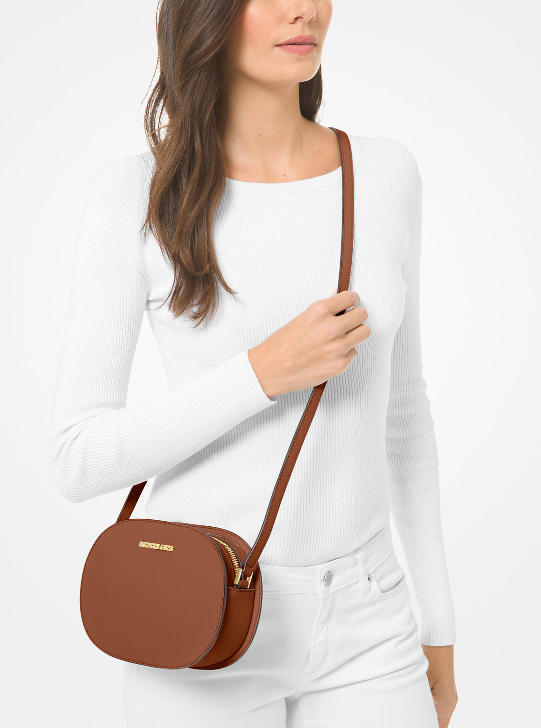 jet set travel medium saffiano leather crossbody bag