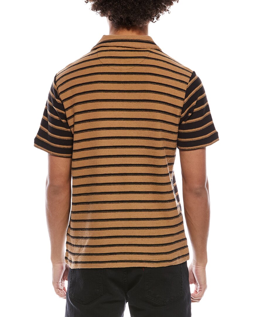 stripe polo shirt