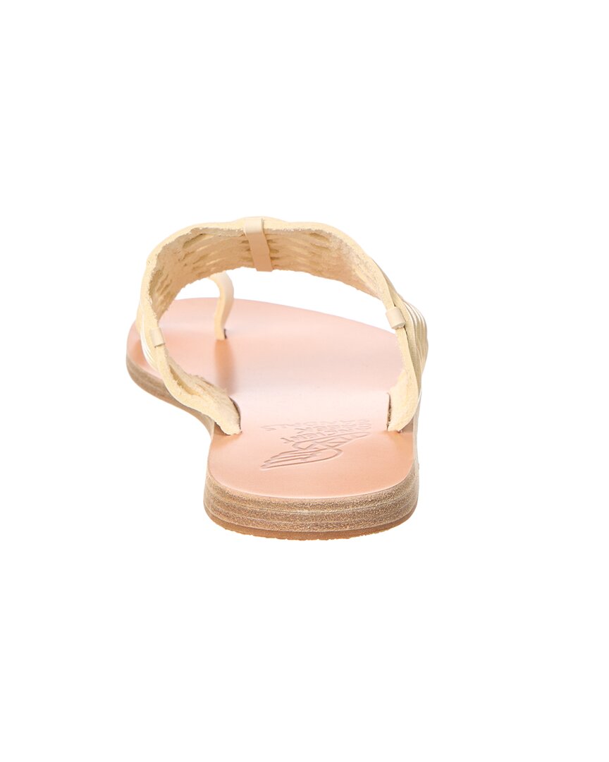 thalia woven leather sandal