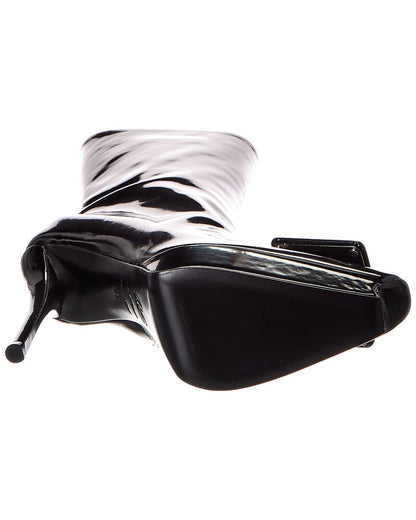 leather platform boot