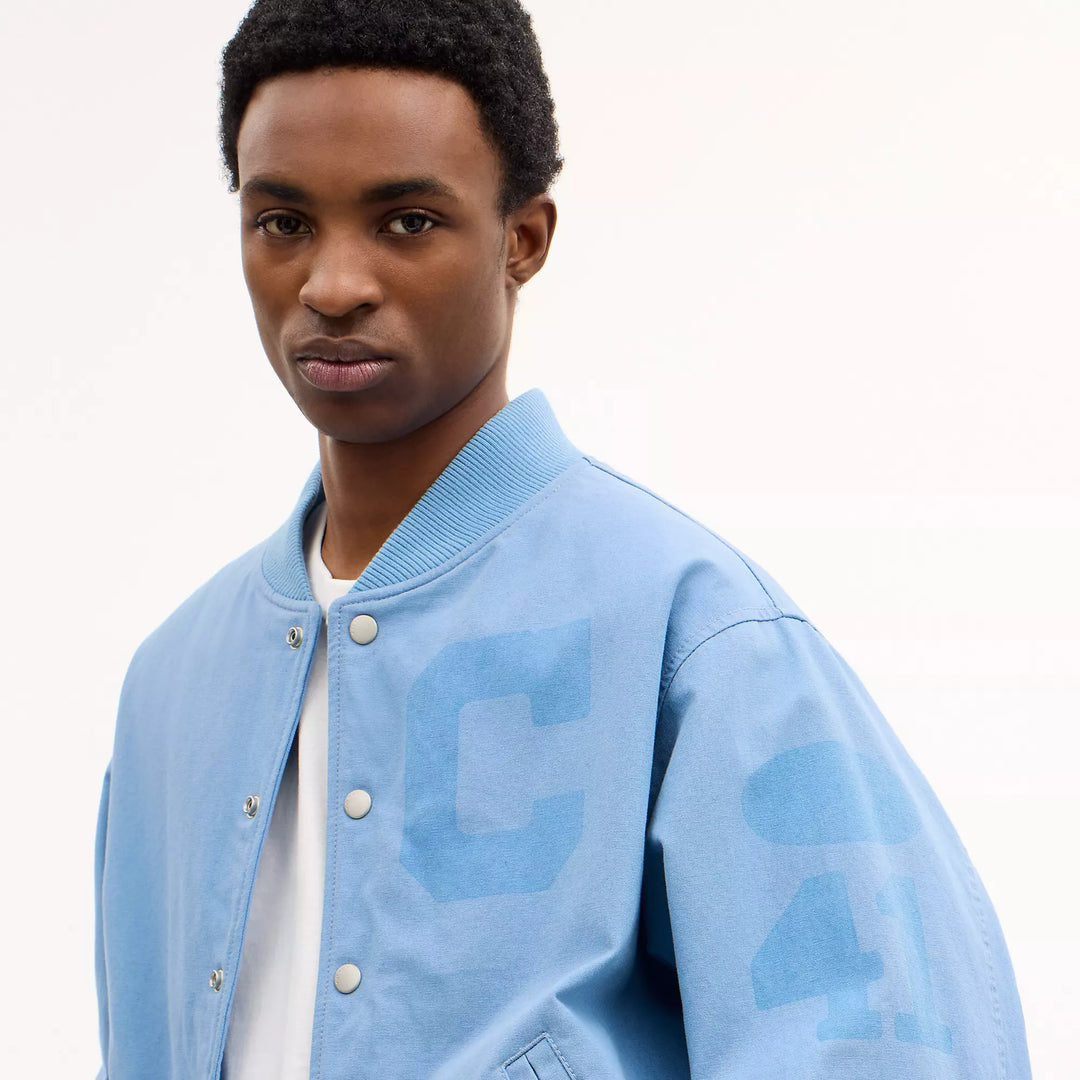 canvas varsity jacket