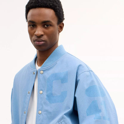 canvas varsity jacket
