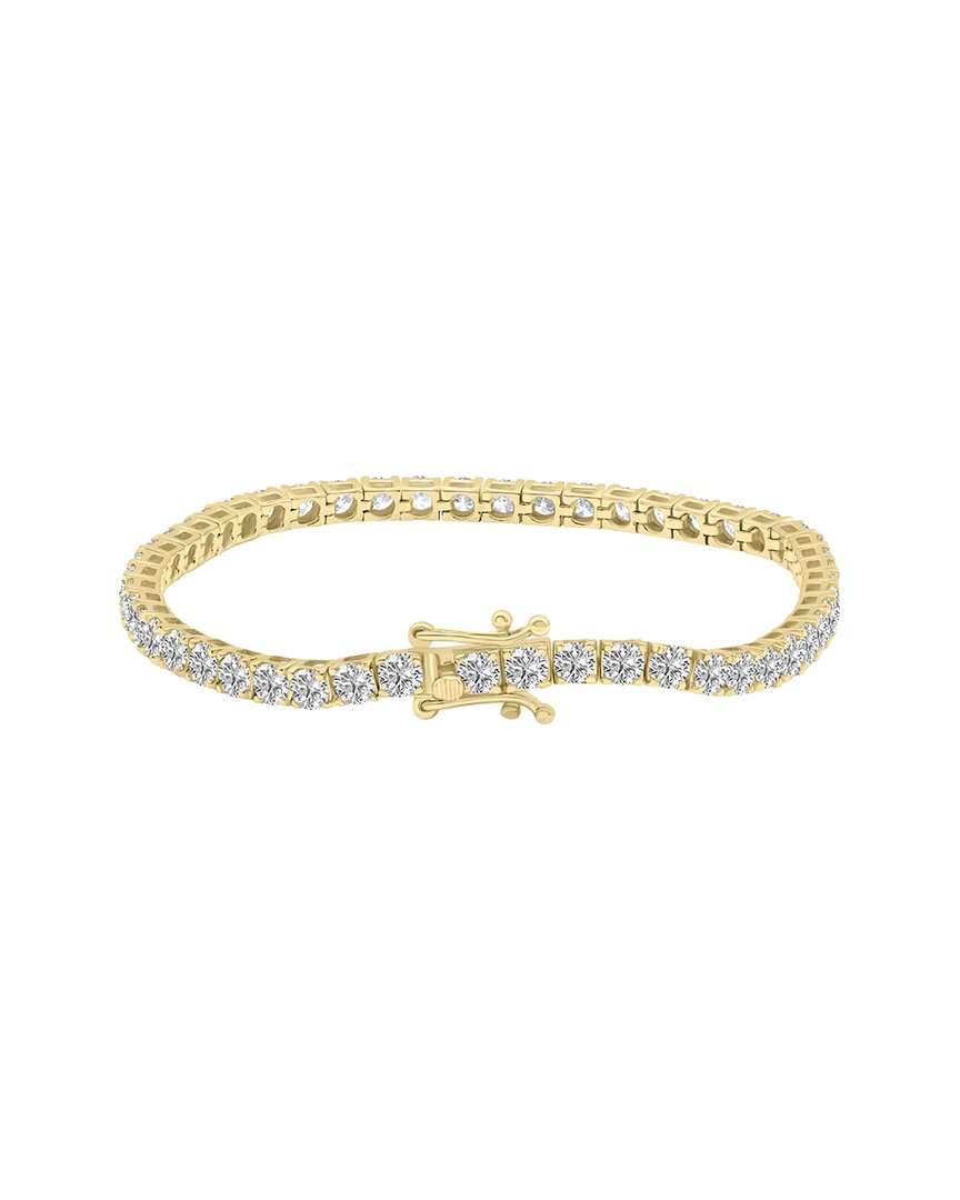 14k 7.00 ct. tw. lab grown diamond tennis bracelet