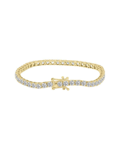 14k 7.00 ct. tw. lab grown diamond tennis bracelet